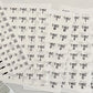 Personalized Stickers - Clear Background - Set of 10
